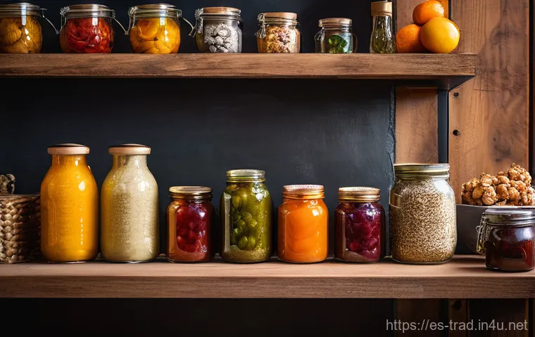 전통 장류의 미생물 - Here are three detailed image prompts for generation: