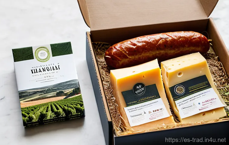 전통식품의 유통 경로 - **Prompt:** A vibrant, bustling scene inside a traditional Spanish "mercado" (market), possibly in a...