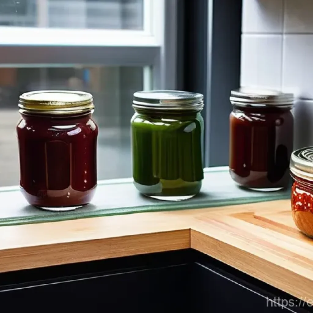 고추장 보관법 - **Prompt 1: Ideal Gochujang Storage in a Spanish Kitchen**
"A clean, brightly lit, modern Spanis...
